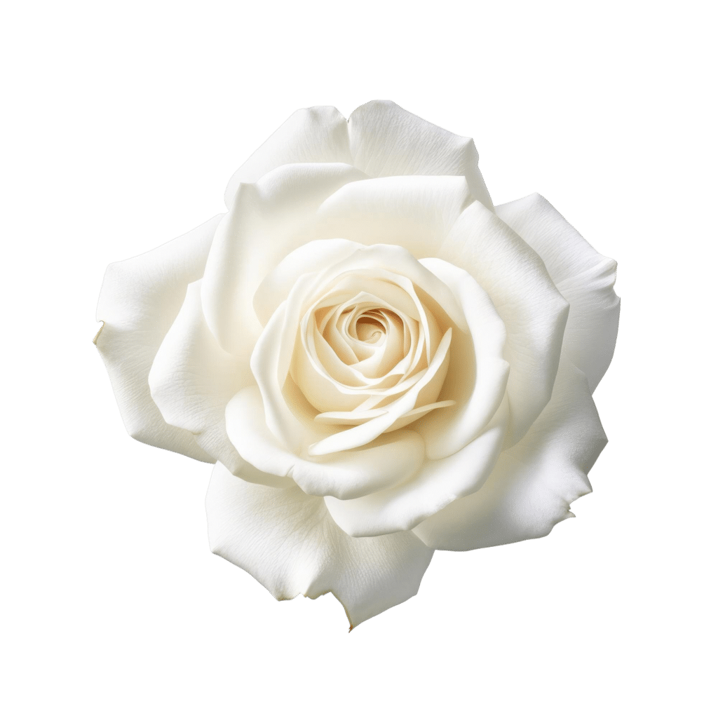 rosa blanca aislada fondo